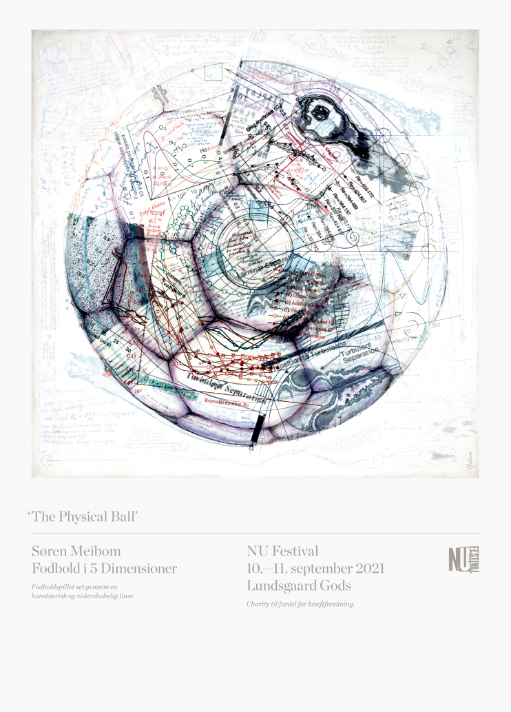 The Physical Ball Festival Poster Ren Meibom - S?ren Meibom Plakater