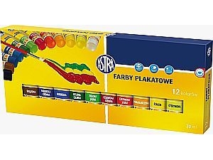 Poster Paints Tubes Colors 30ml Astra - Astra Plakater  - 5900263020263
