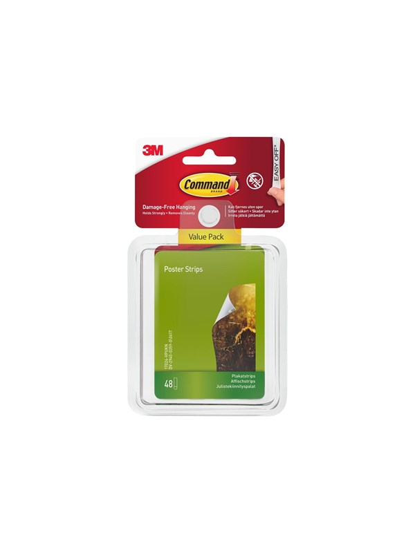 Command Poster Strips Value Pack 17024 - 3m Plakater  - 0051131847644