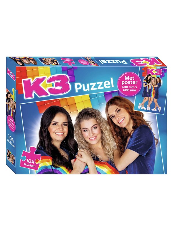 Studio 100 Puzzle With Poster 104pcs Floor - Studio 100 Plakater  - 5414233242857