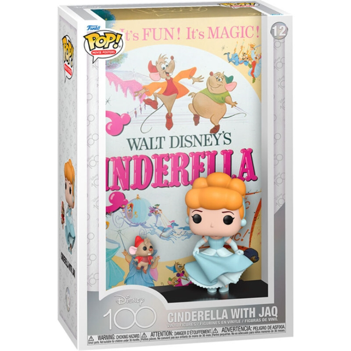 Funko Pop Movie Poster Disney Askepot - Funko Pop Plakater  - 0889698674980