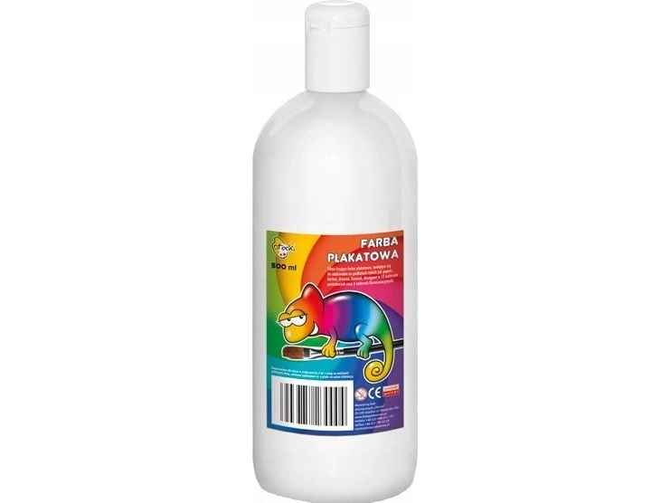 Hvid Poster Paints 500ml White Otocki - Usorteret Plakater  - 5903778000058