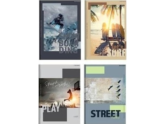 Brulion 96k Checkered Poster 5pcs Top2000 - Top-2000 Plakater  - 5904017430117