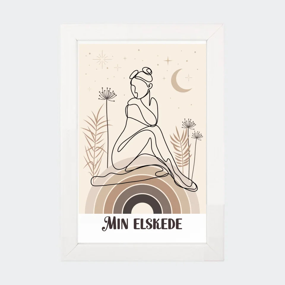 Hvid Plakat Med Eget Billede 10x15 10x15 - Teeinblue Plakater