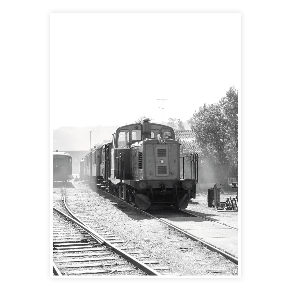 Den Gamle Station Plakat - Designs.dk Plakater