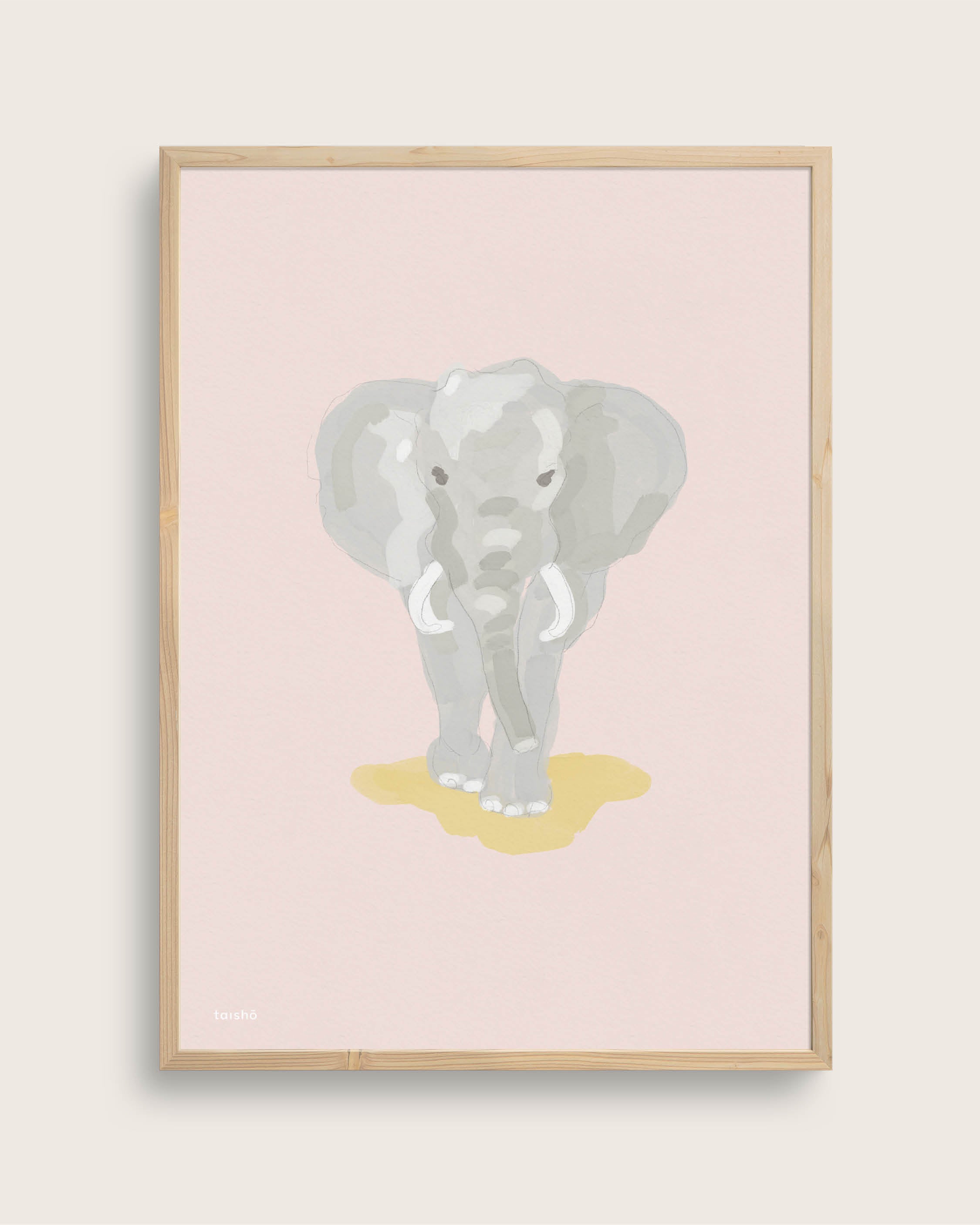 Elefant Størrelse - Taisho.dk Plakater