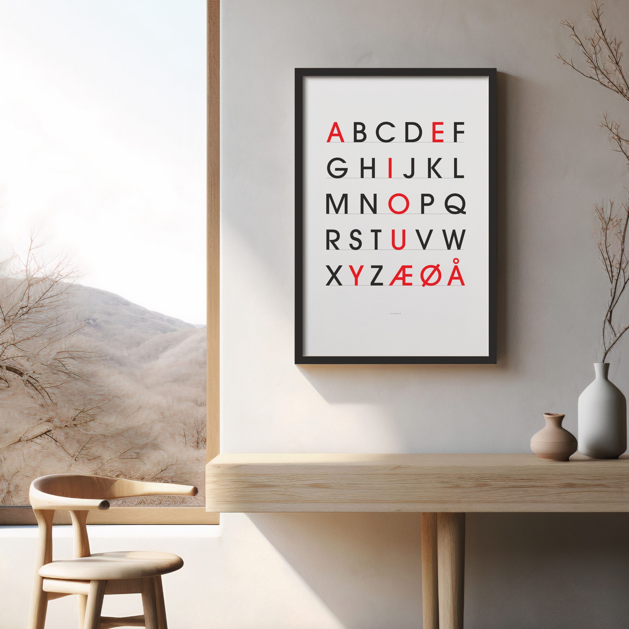 Plakat Store Versaler - Plakater