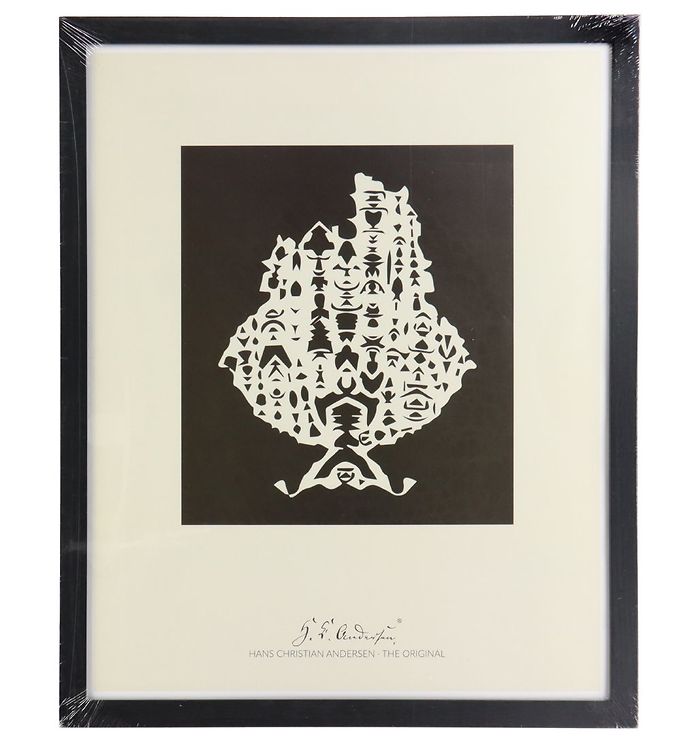 Hvid Andersen Plakat 40x50 Brudstykke - H.c. Andersen Plakater  - 5709068159204