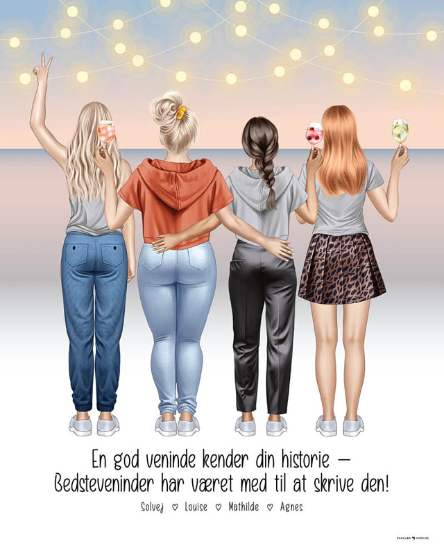 Design Selv: Venindeplakat - Plakater