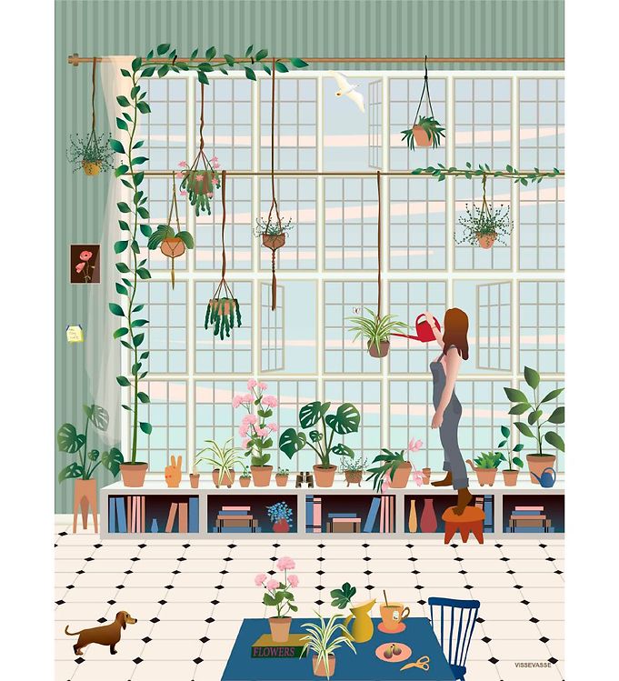 Vissevasse Plakat 50x70 Plant Lover - Vissevasse Plakater  - 5713138105831