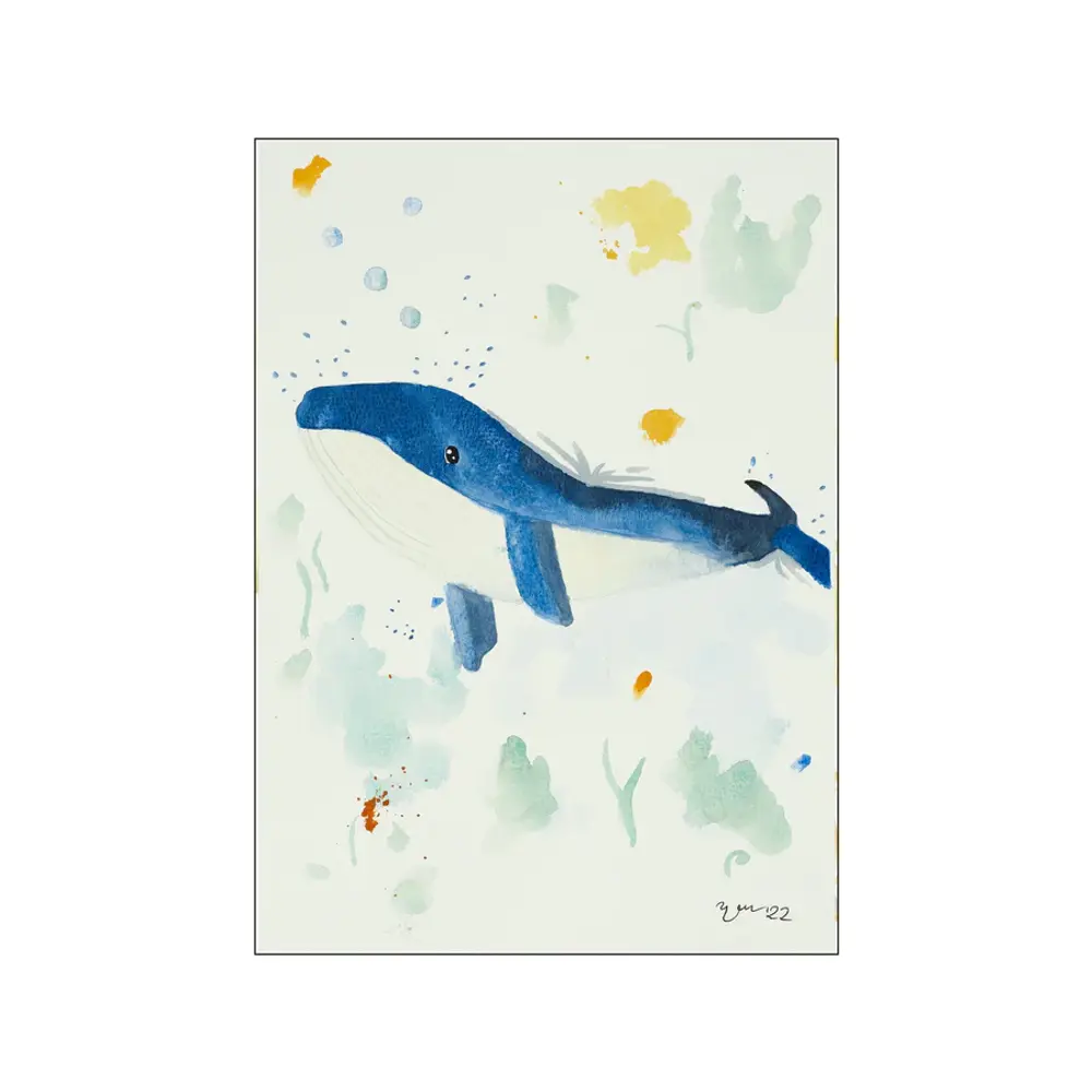 Plakat Blåhvalen - Plakater  - 5713713655539