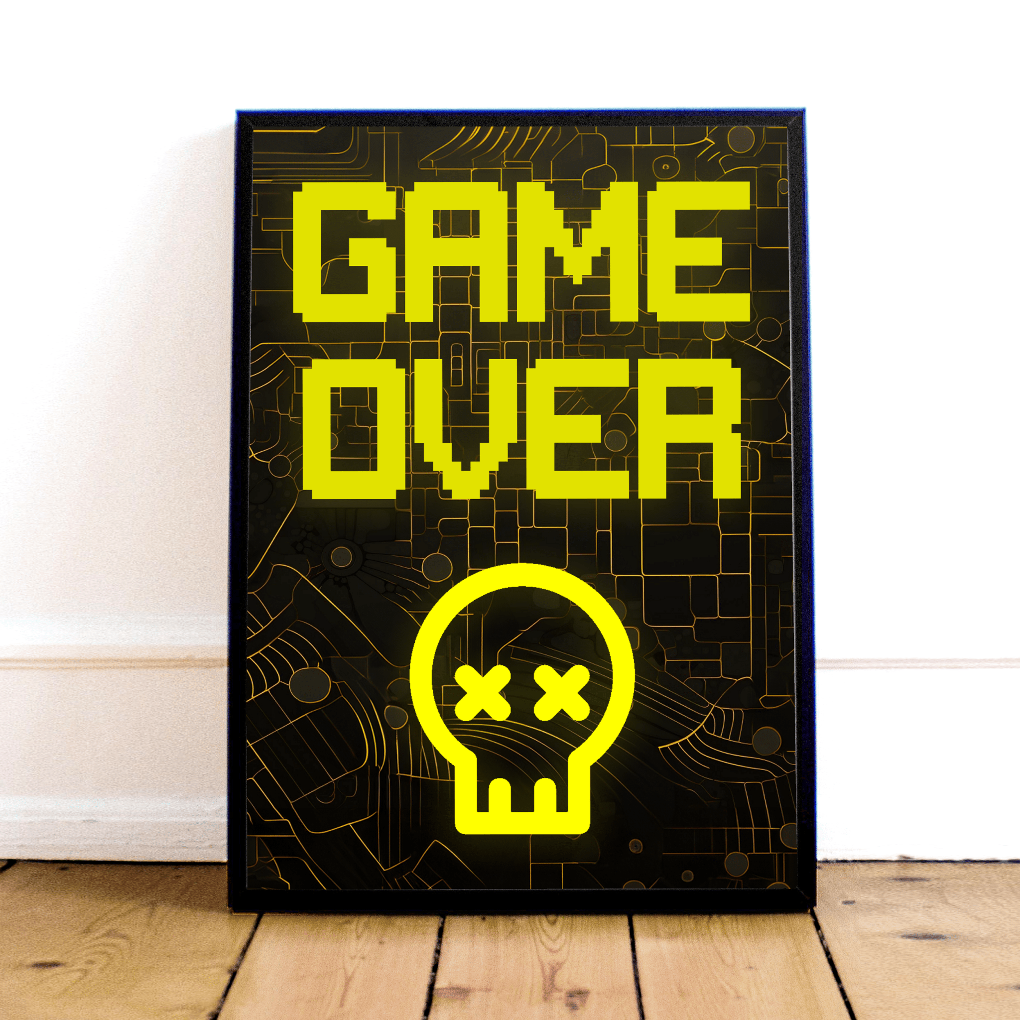 Game Over Plakat - Geekd Plakater