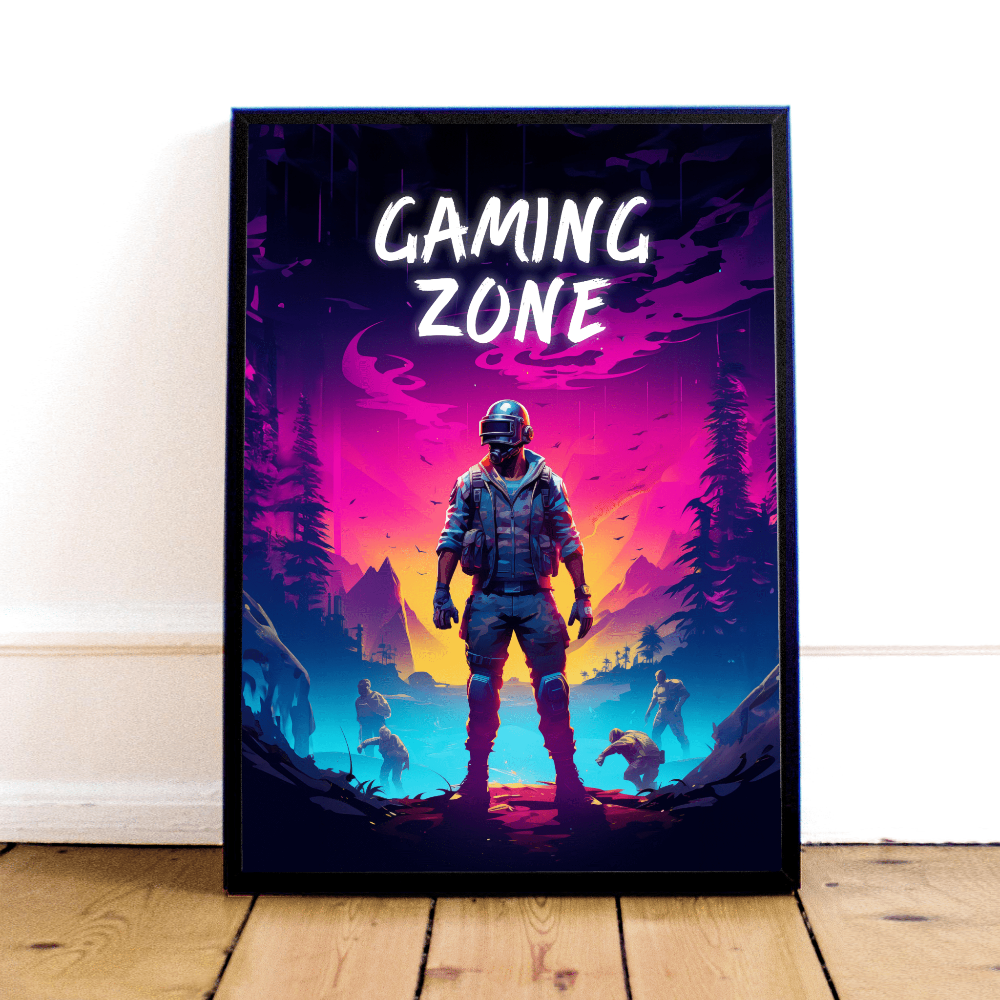 Gaming Zone Plakat - Geekd Plakater