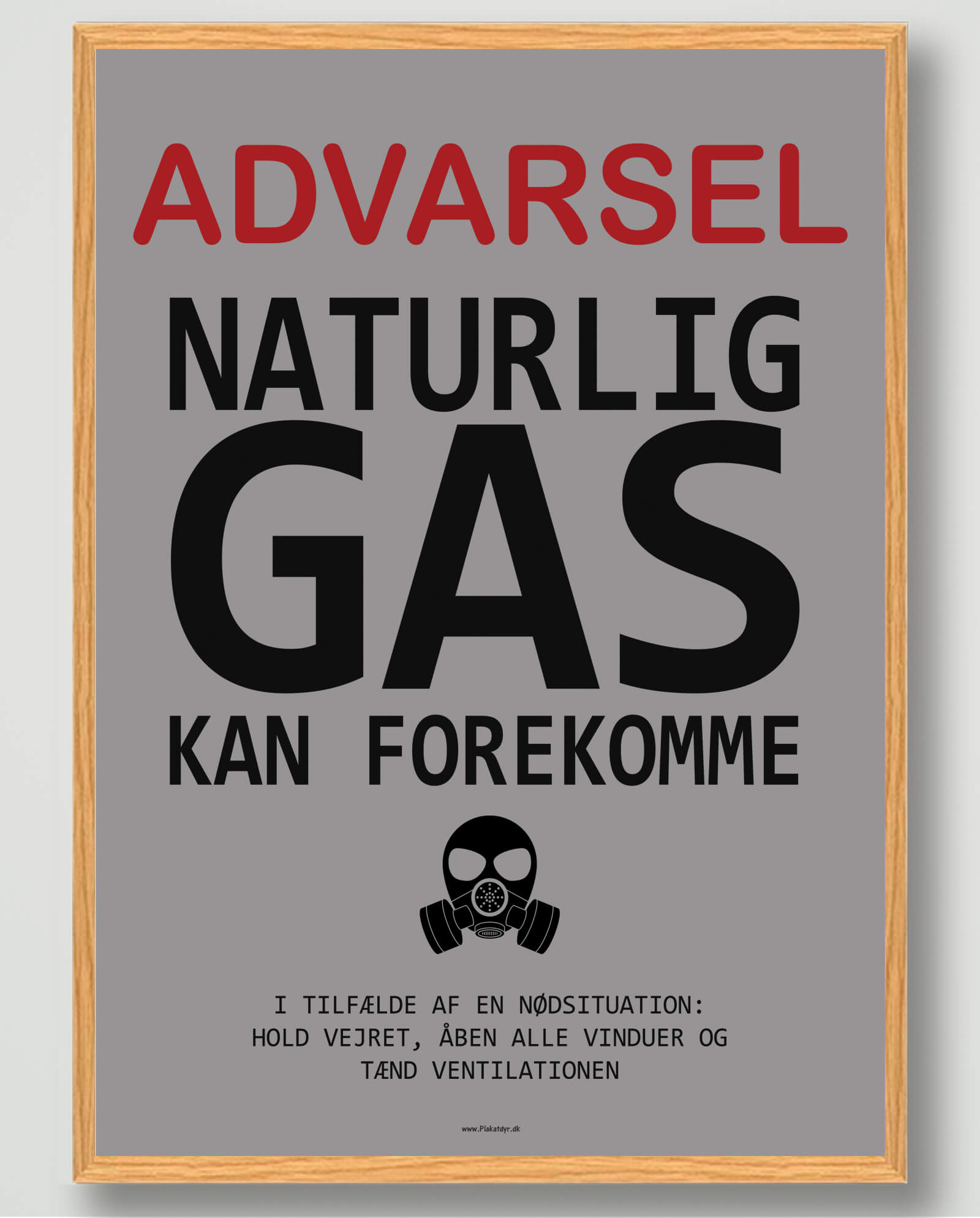 Advarsel Plakat - Plakatdyr.dk Plakater