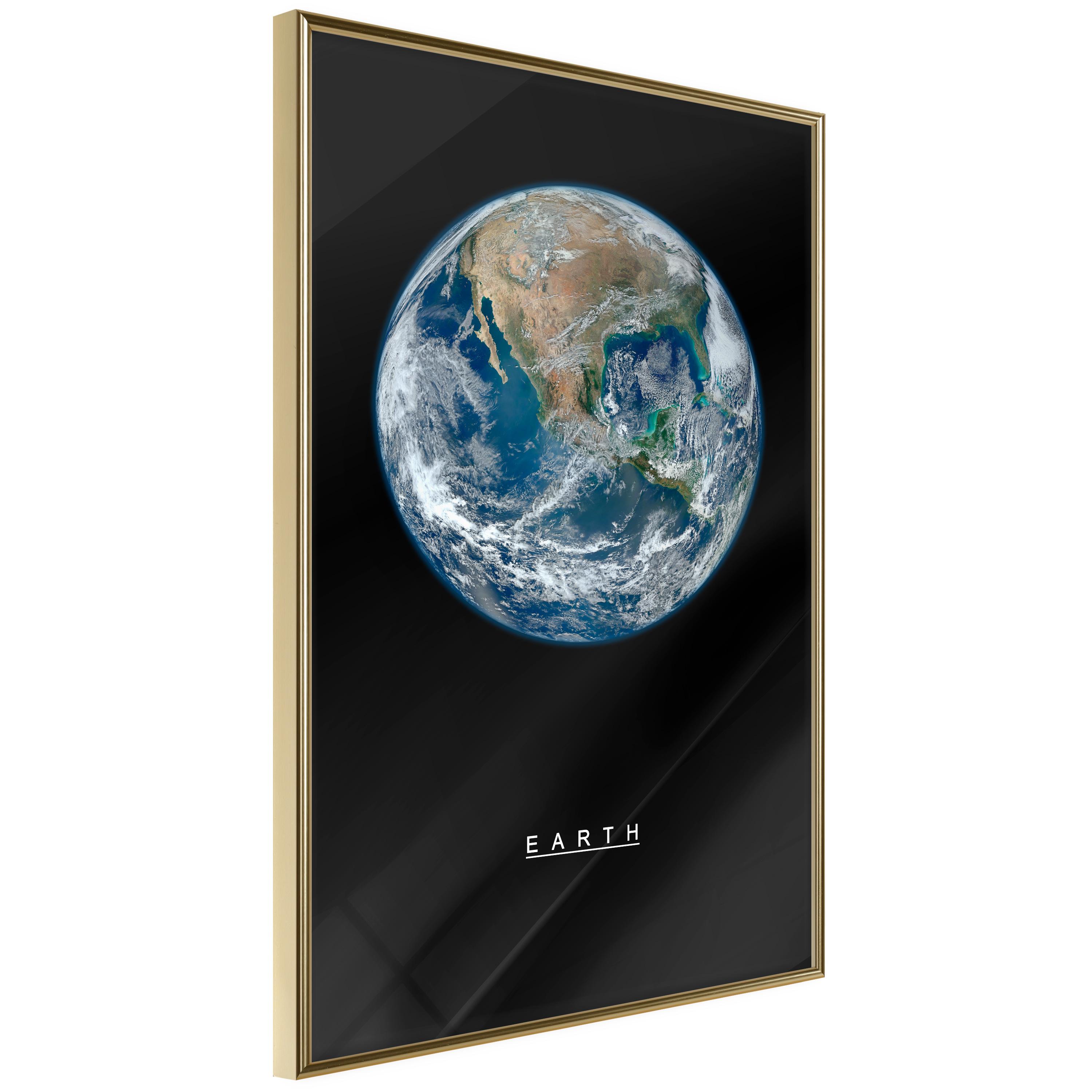 Plakat Earth Guldramme - Boligcenter Plakater  - 5903617096037