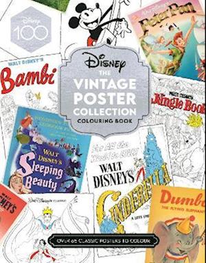 Disney The Vintage Poster Collection Colouring Book Ukendt Forfatter Bog - N/a Plakater  - 9781800784390
