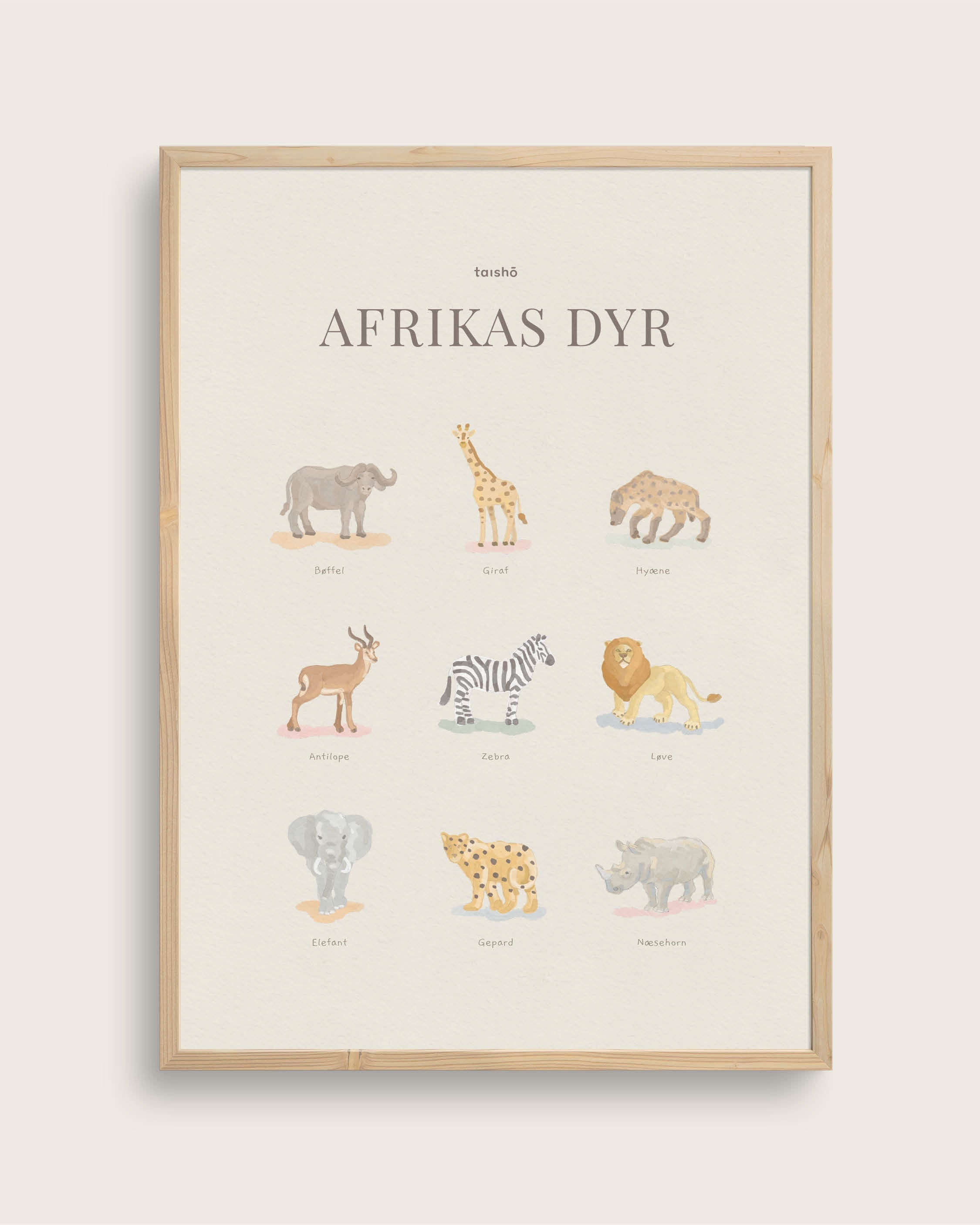 Afrikas Dyr Størrelse Taishampx14d - Plakater