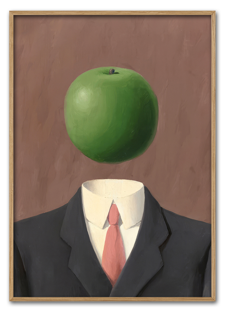 Applehead 50x70 - Printogrammer Plakater
