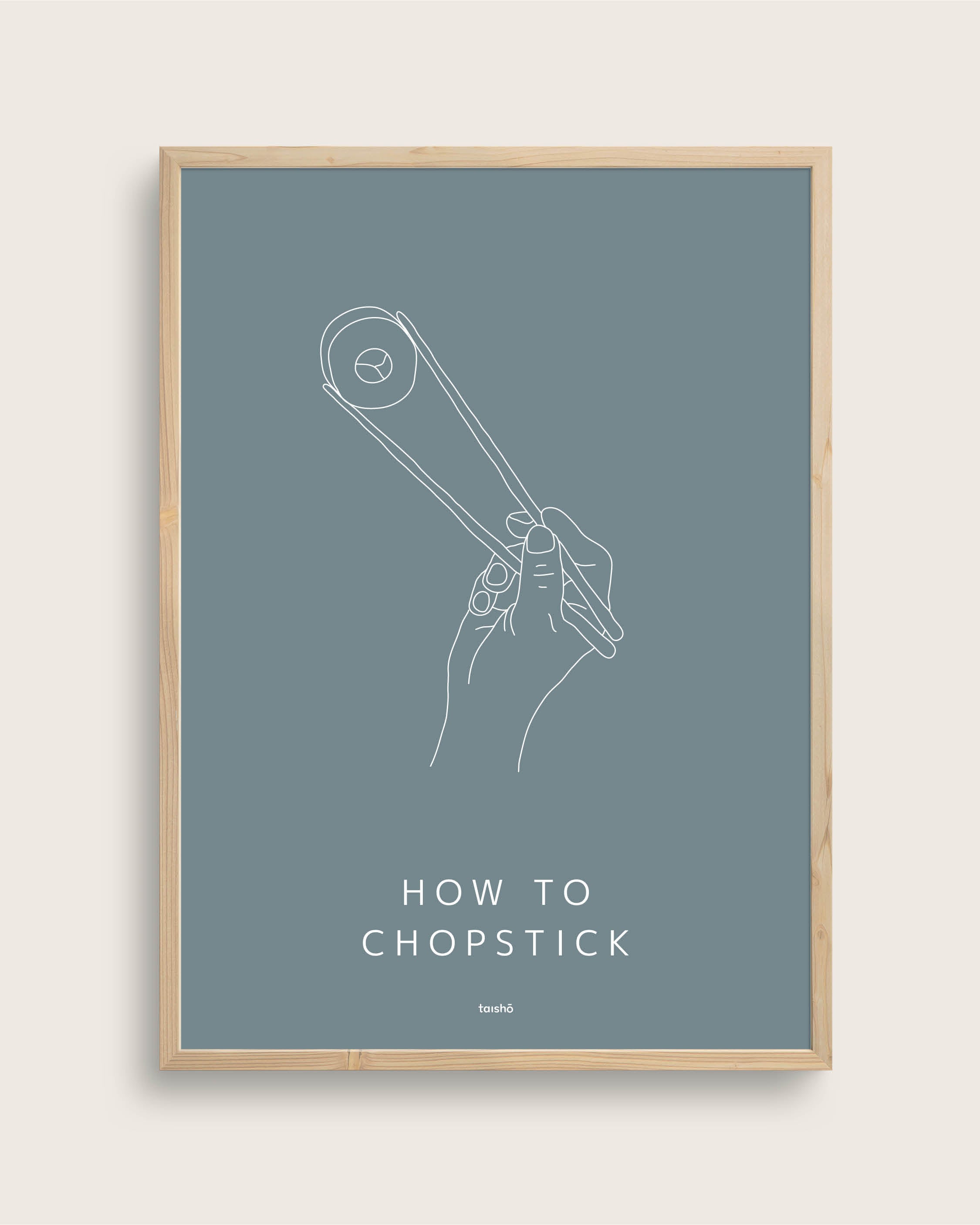 Chopstick Hand Størrelse Taishampx14d - Plakater