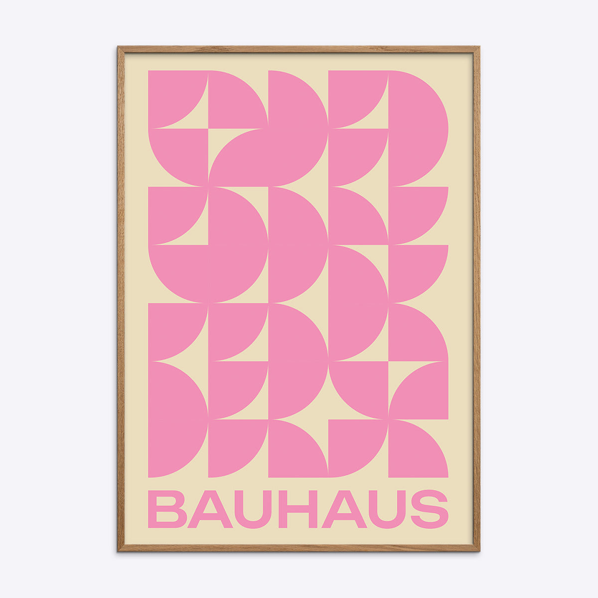 Pink Bauhaus Plakat 017 21x30 - Poster Society Plakater