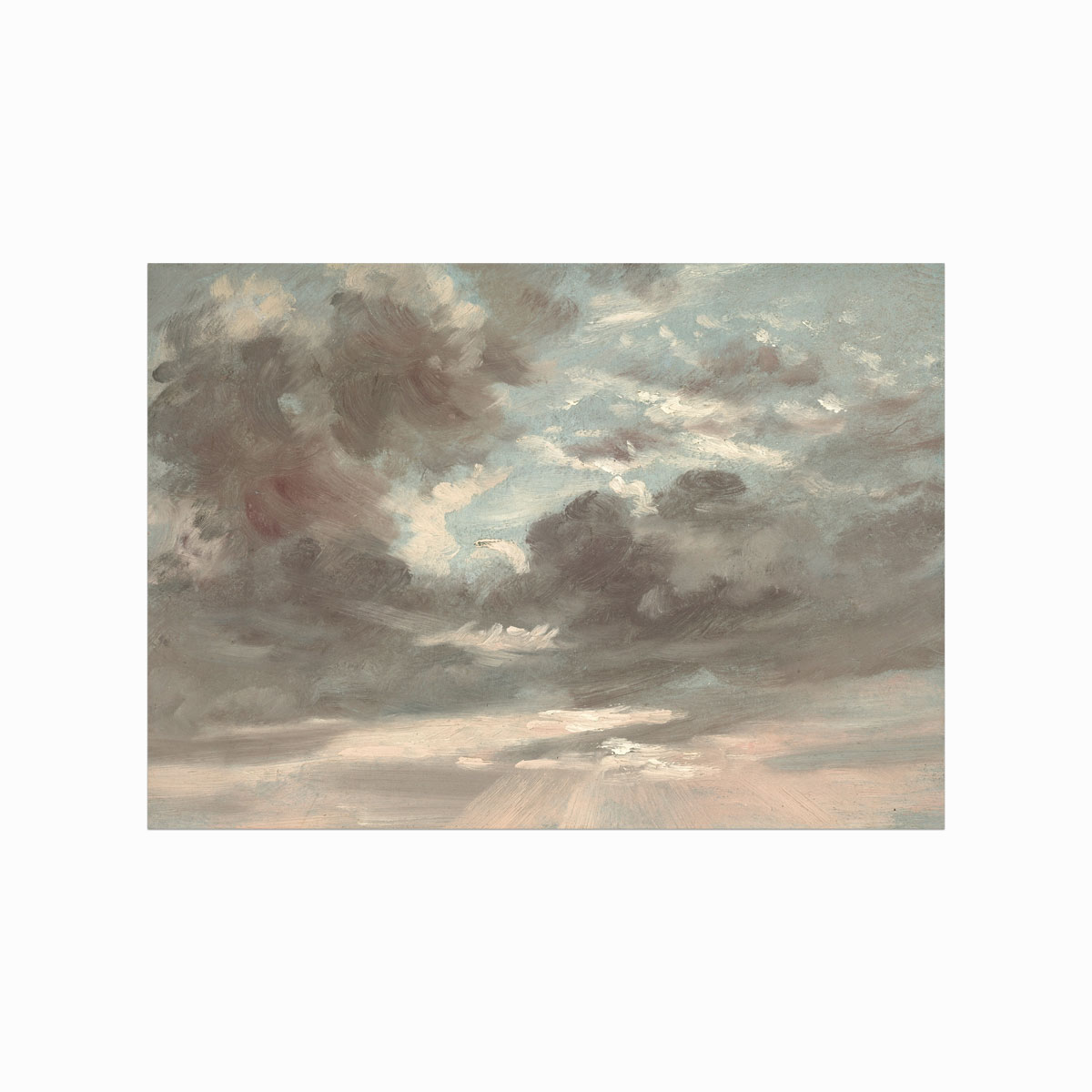 Antik Plakat April Clouds - Designplakater Plakater
