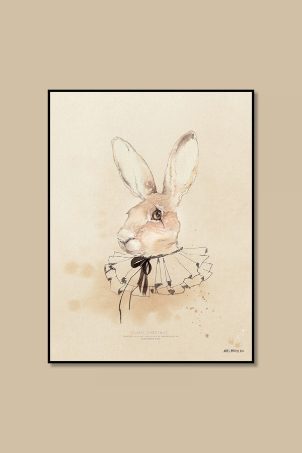 Lady Chestnut Plakat 30x40 Mrs Mighetto - Mrs. Mighetto Plakater  - 5762680651930