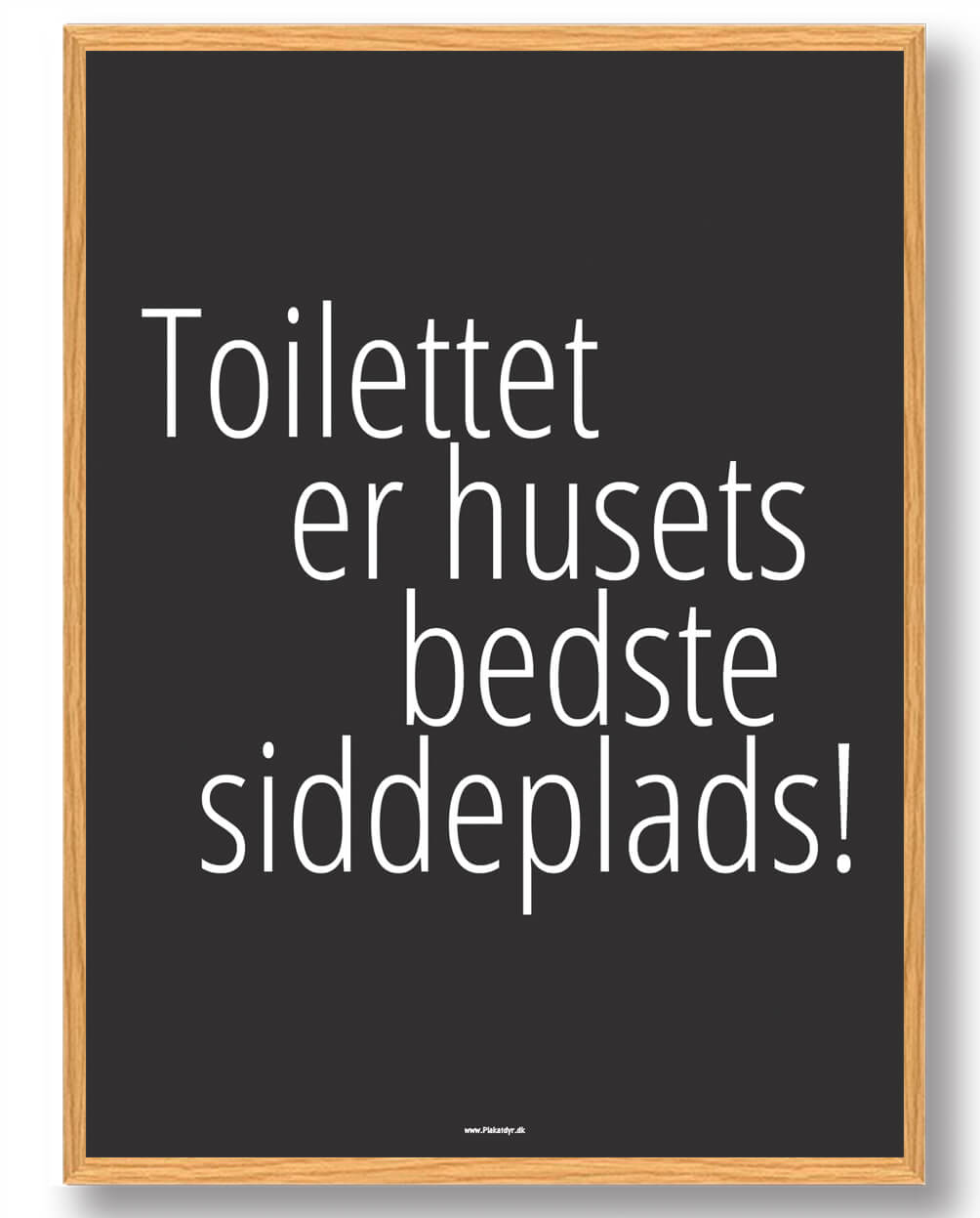 Husets Bedste Plads Plakat - Plakatdyr.dk Plakater