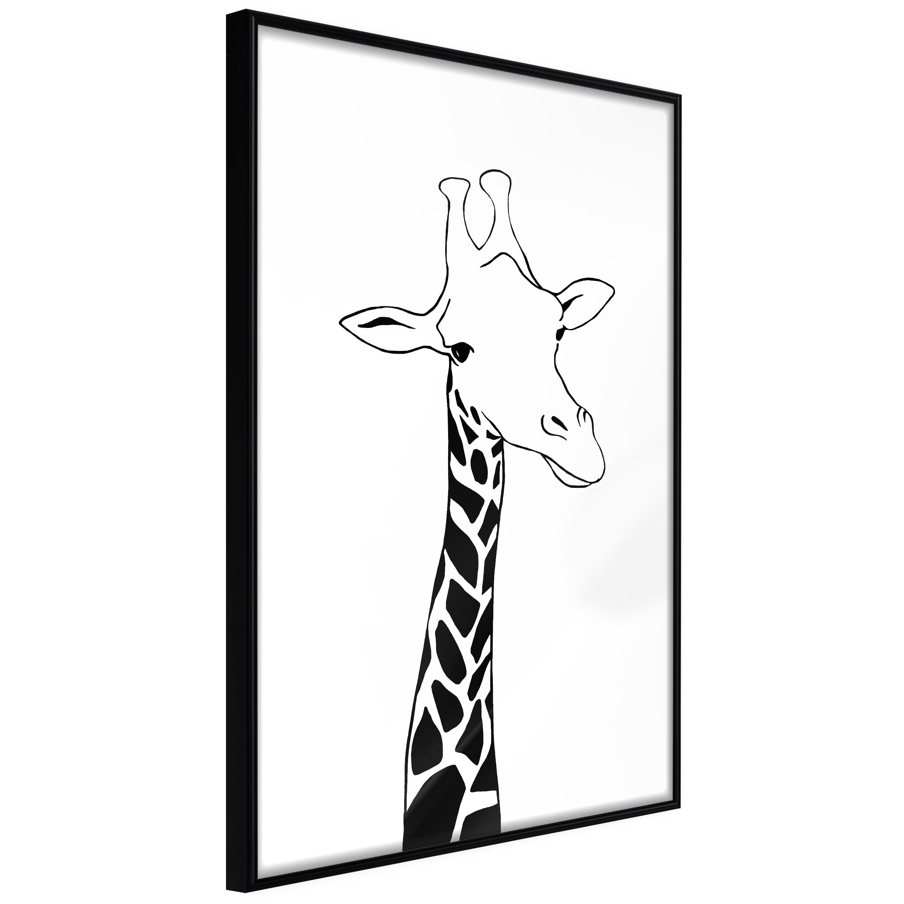 Sort Plakat Plaid Neck Ramme - Boligcenter Plakater  - 5904419755078