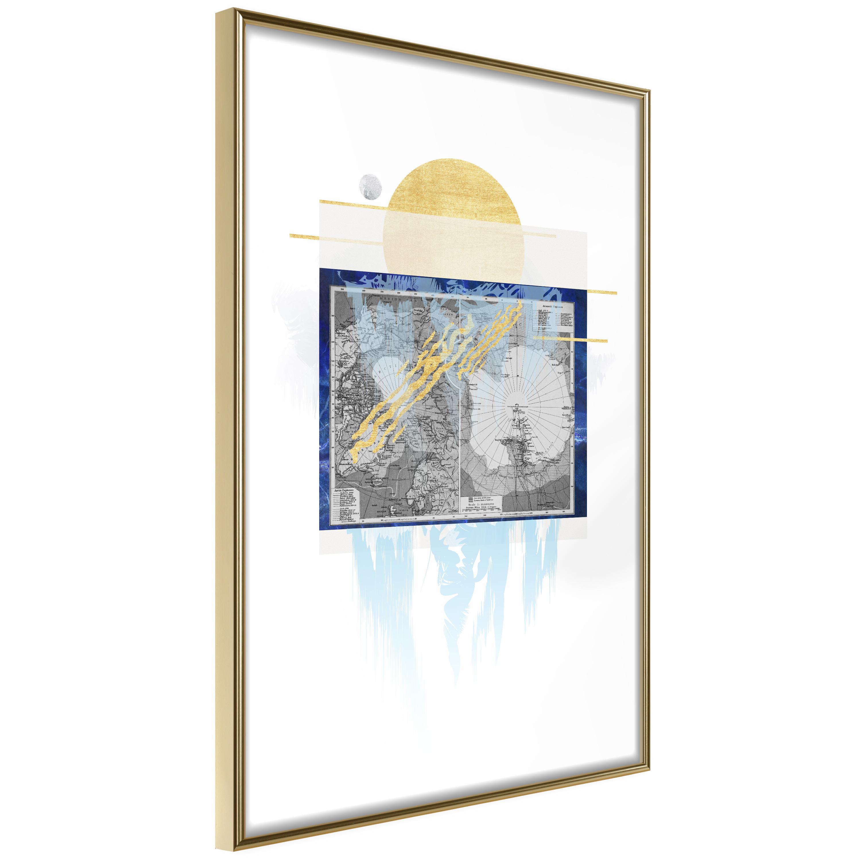 Plakat Antarctica Guldramme - Boligcenter Plakater  - 5903617086311