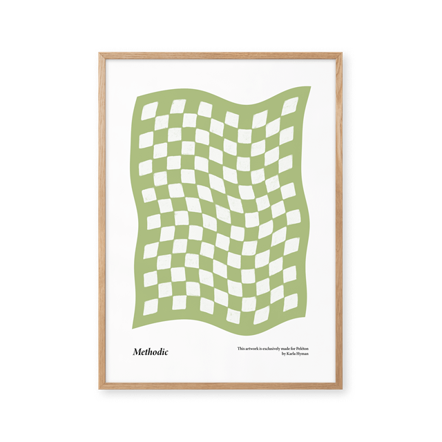 Hvid Pelton Methodic Pistache 70x100 Plakat - Peléton Plakater  - 5715734030173
