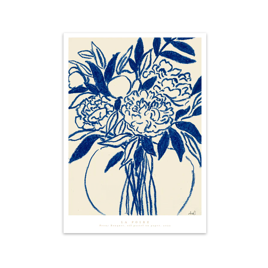 Peony Bouquet 7x43 - Plakater