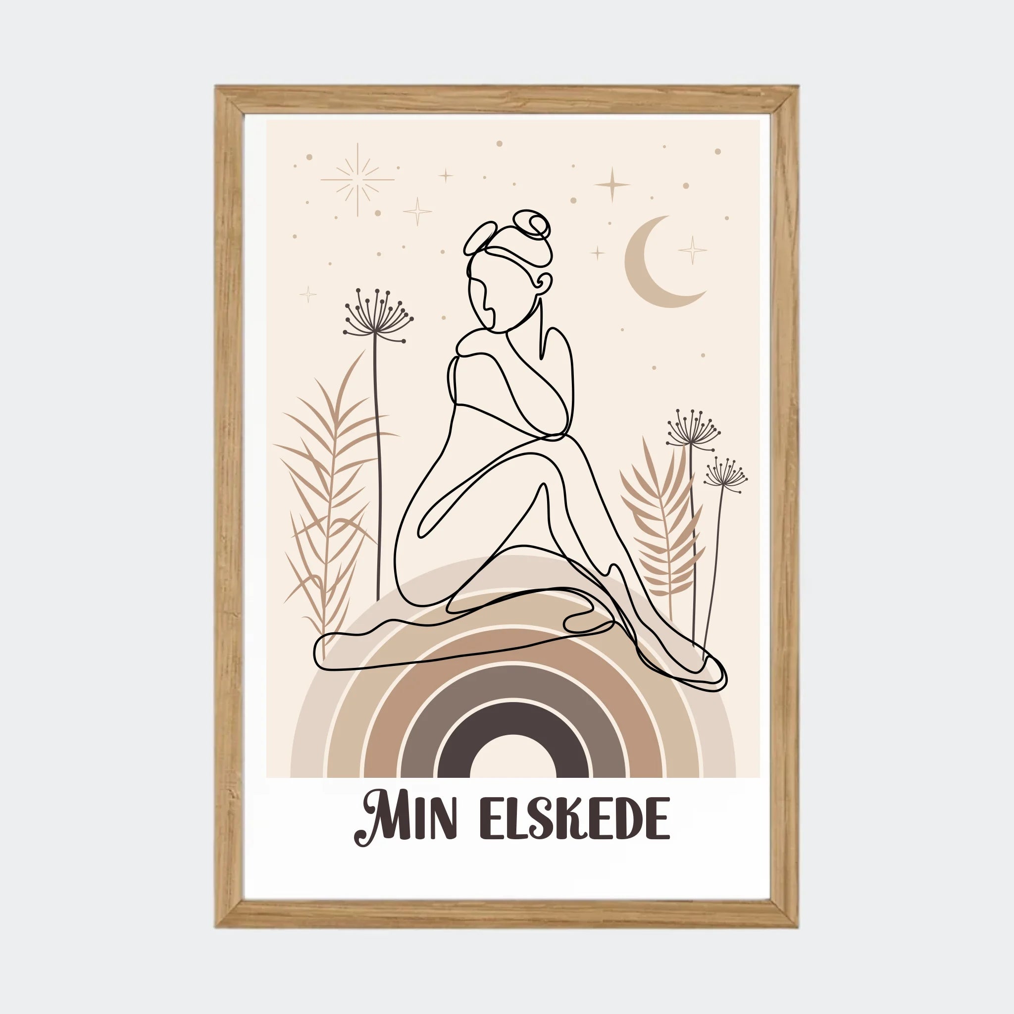 Massiv Eg Plakat Med Eget Billede Massiv - Teeinblue Plakater