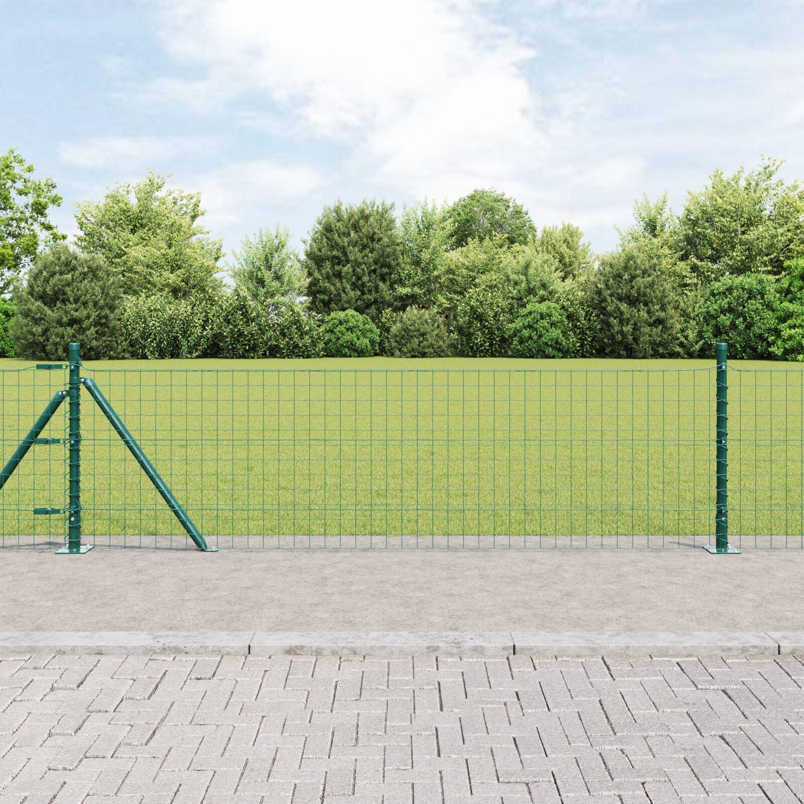 Stakit Poster Med Base Plader Stk Ø32mm 50cm Galvaniseret Stål - Plakater  - 8721158877925