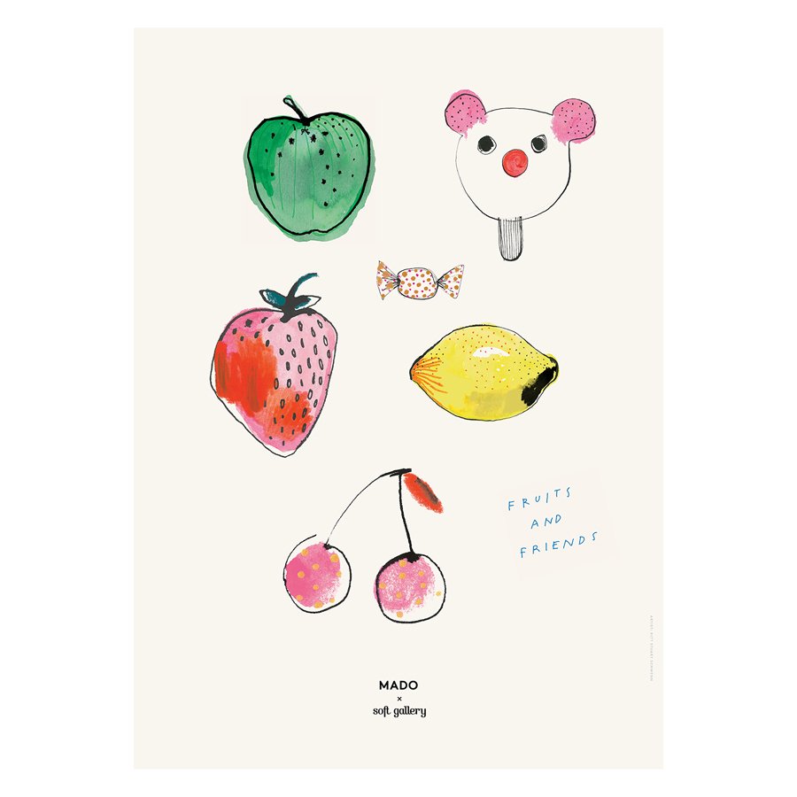Fruits & Friends - Plakater  - 5713450006953
