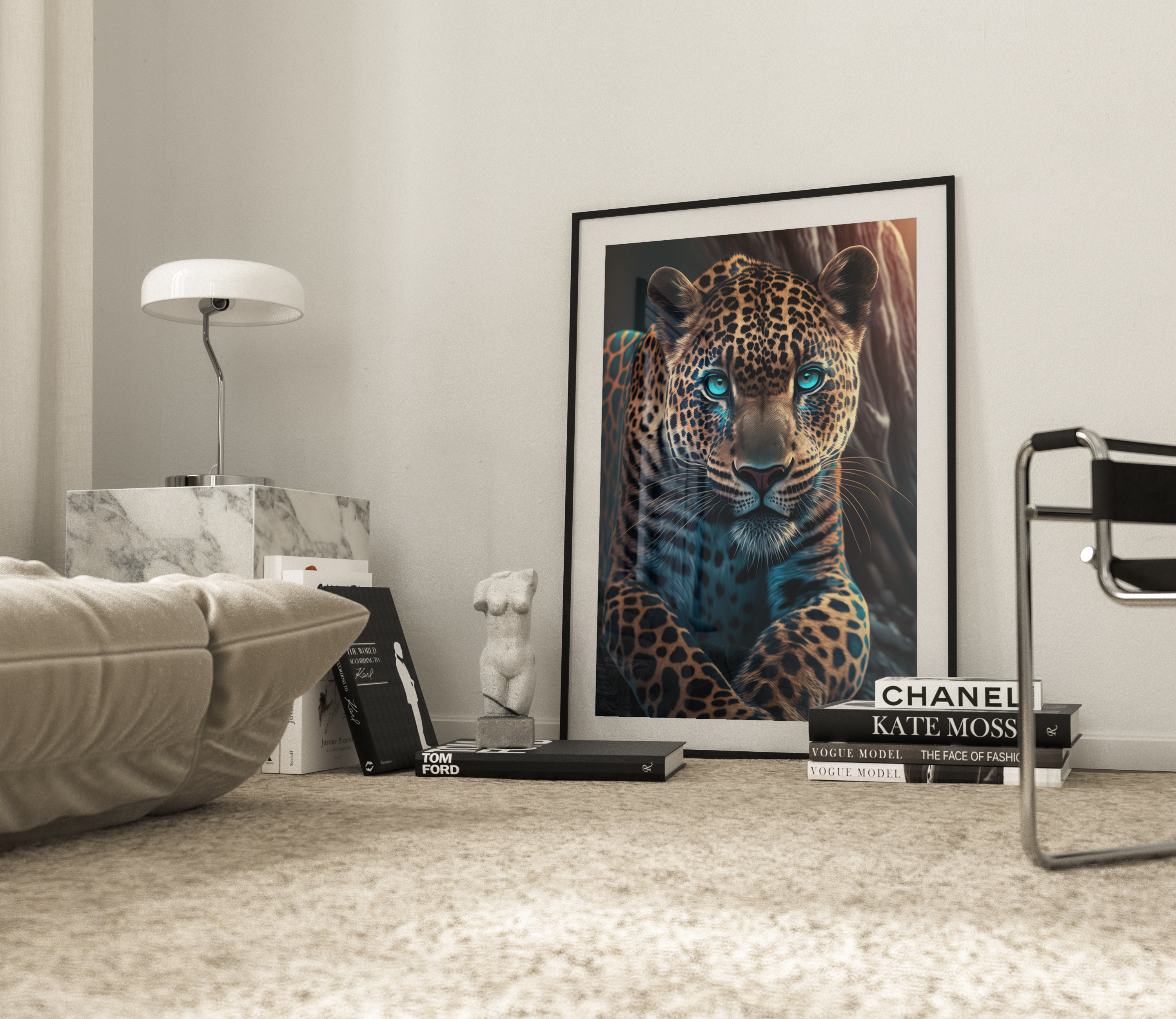 Jaguar Plakat Ramme - Just Karikatur Plakater