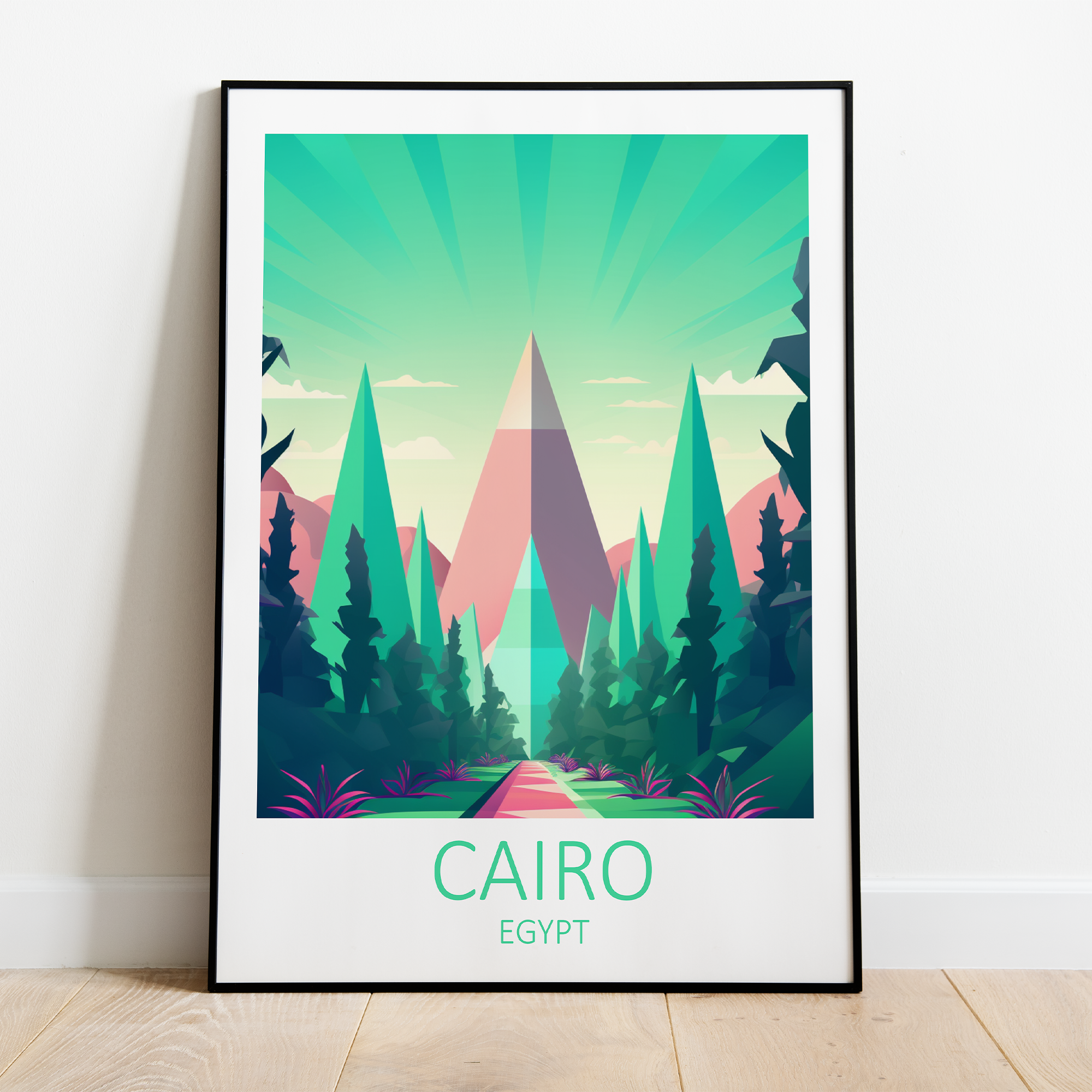 Cairo Egypten Plakat - Just Karikatur Plakater