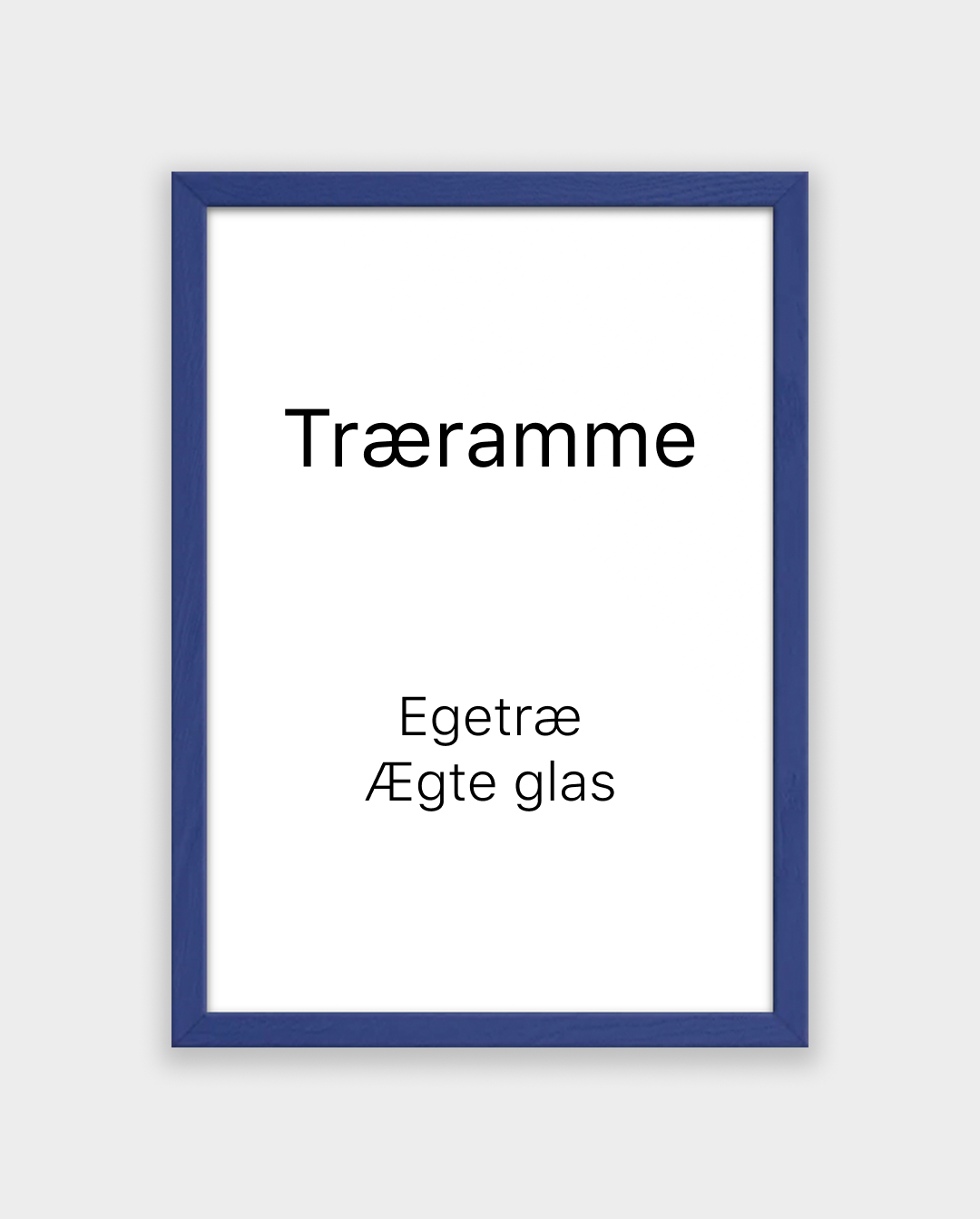 Træramme Blå - Plakater