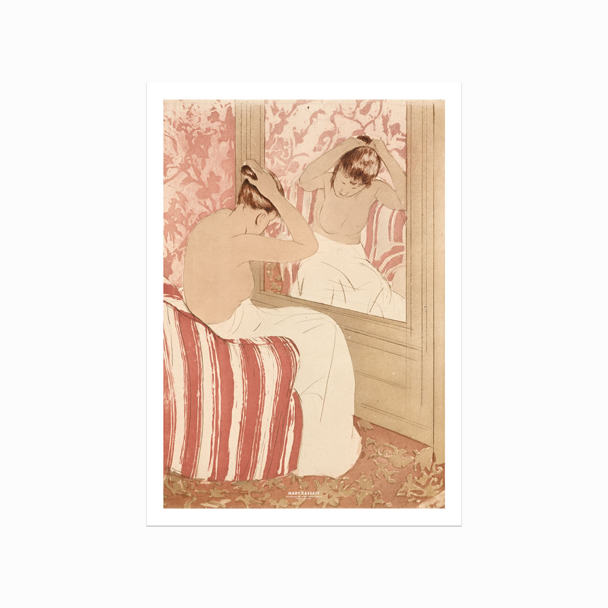 Mary Cassatt Plakat The Coiffure - Designplakater Plakater