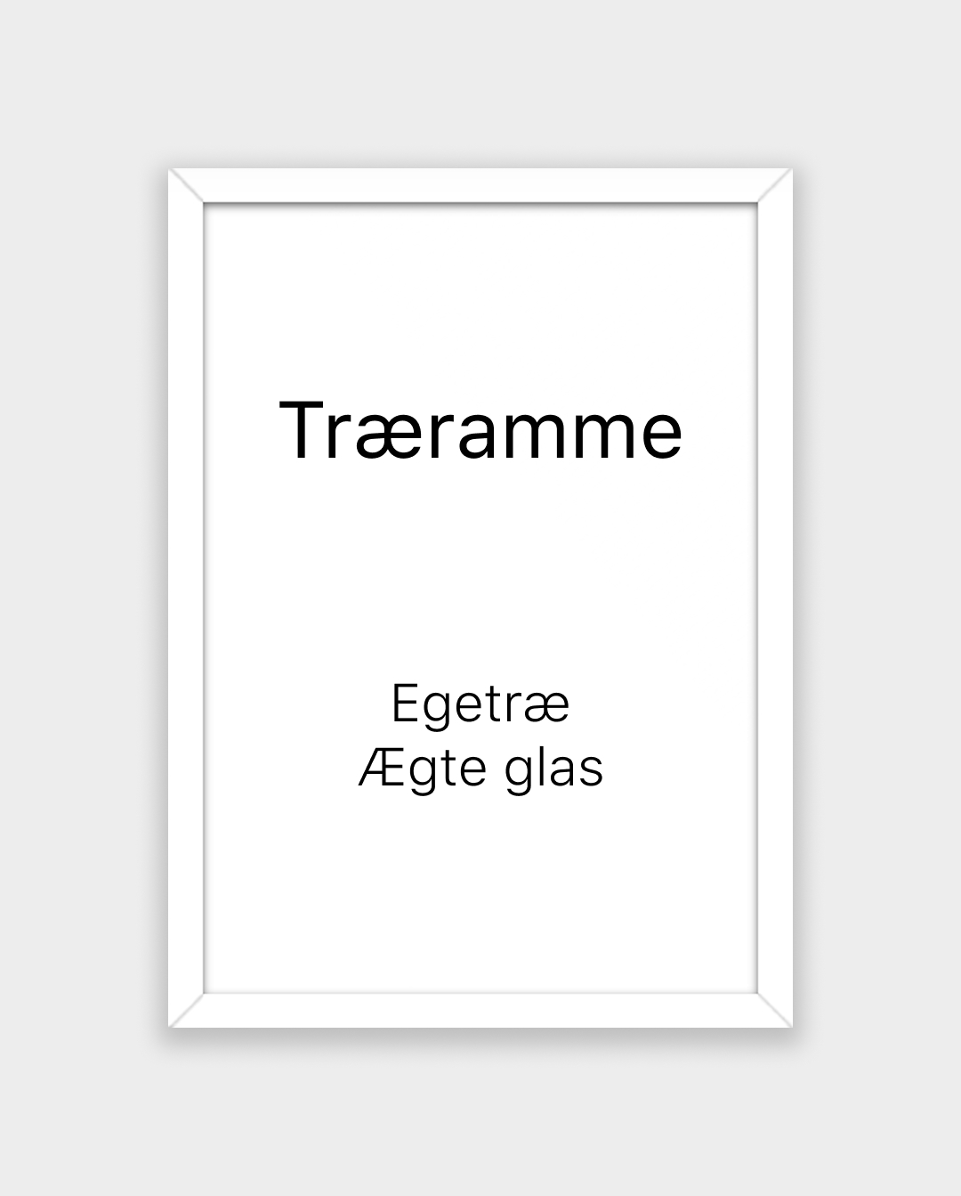 Hvid Træramme - Plakater
