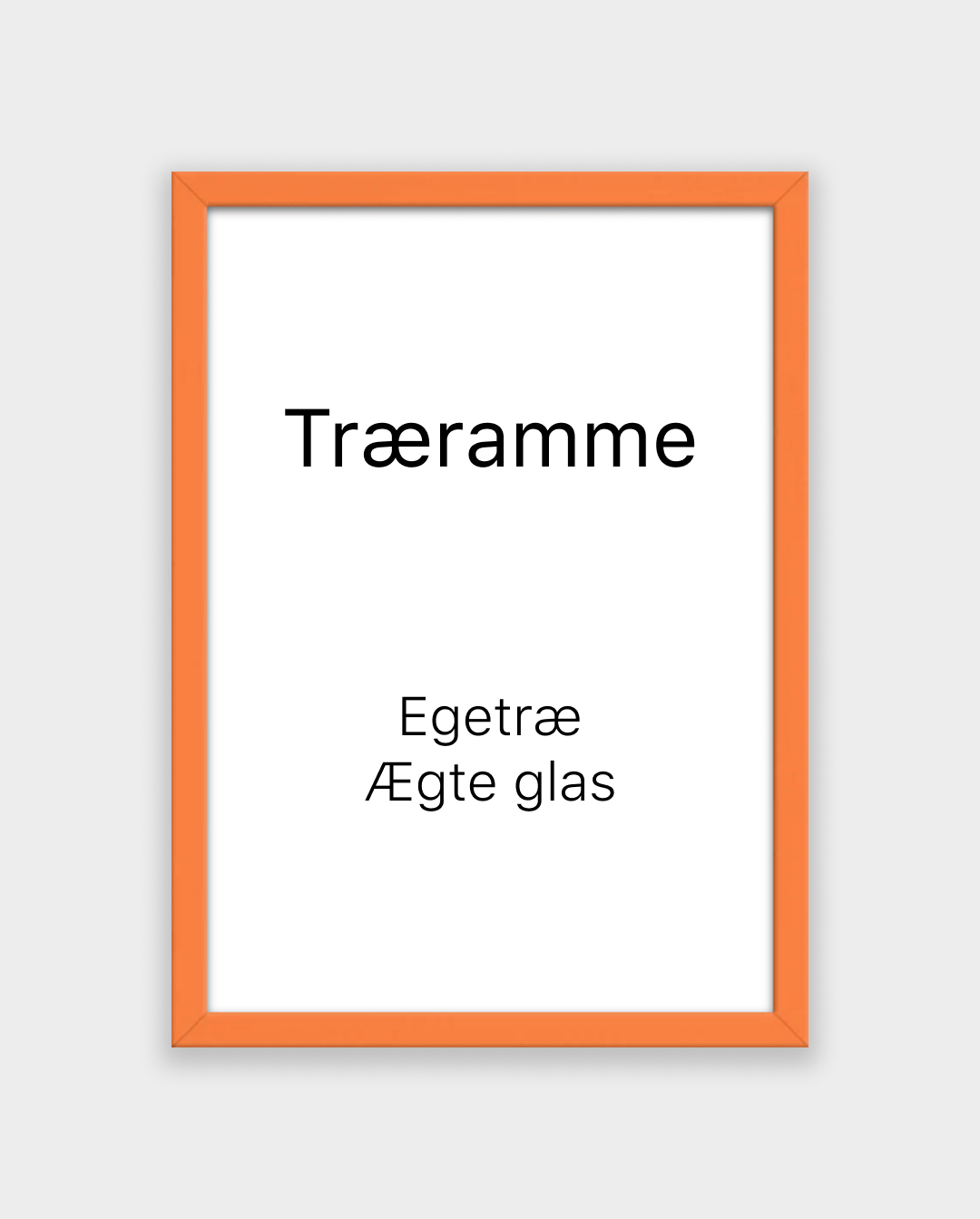 Træramme Orange - Plakater