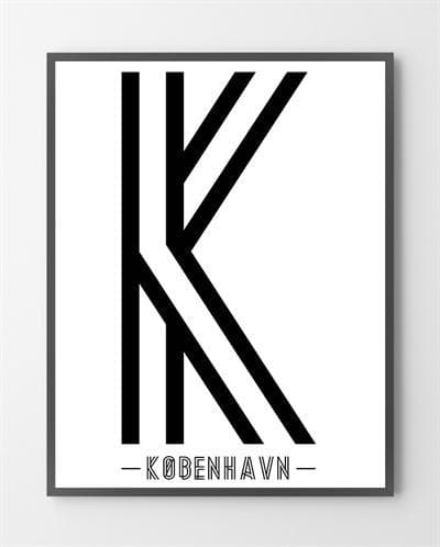 Plakat København 50x70 - Bylux Plakater