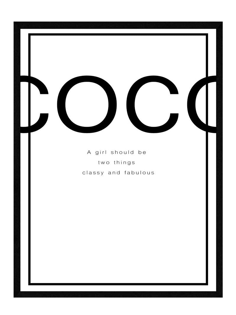Coco Chanel Plakat - Postersbyus Plakater