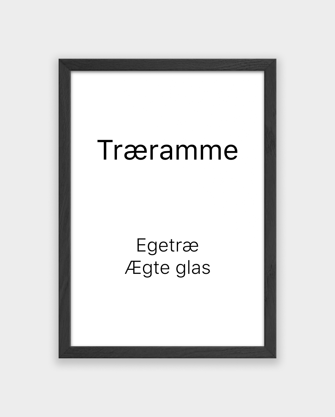 Sort Træramme - Plakater