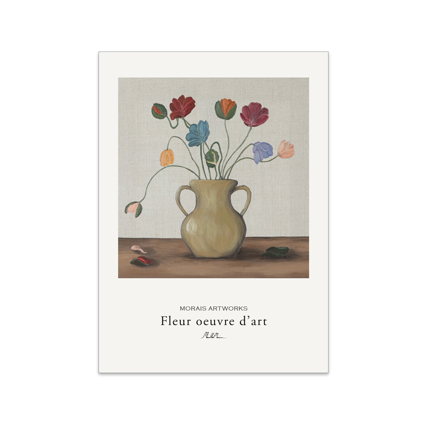 Fleur Oeuvre Art Plakat - Plakater