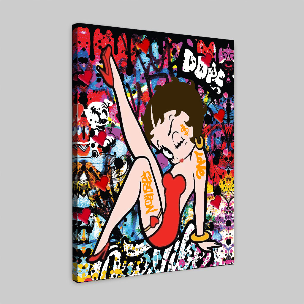 Sweet Girl Plakat Lærred - Just Karikatur Plakater