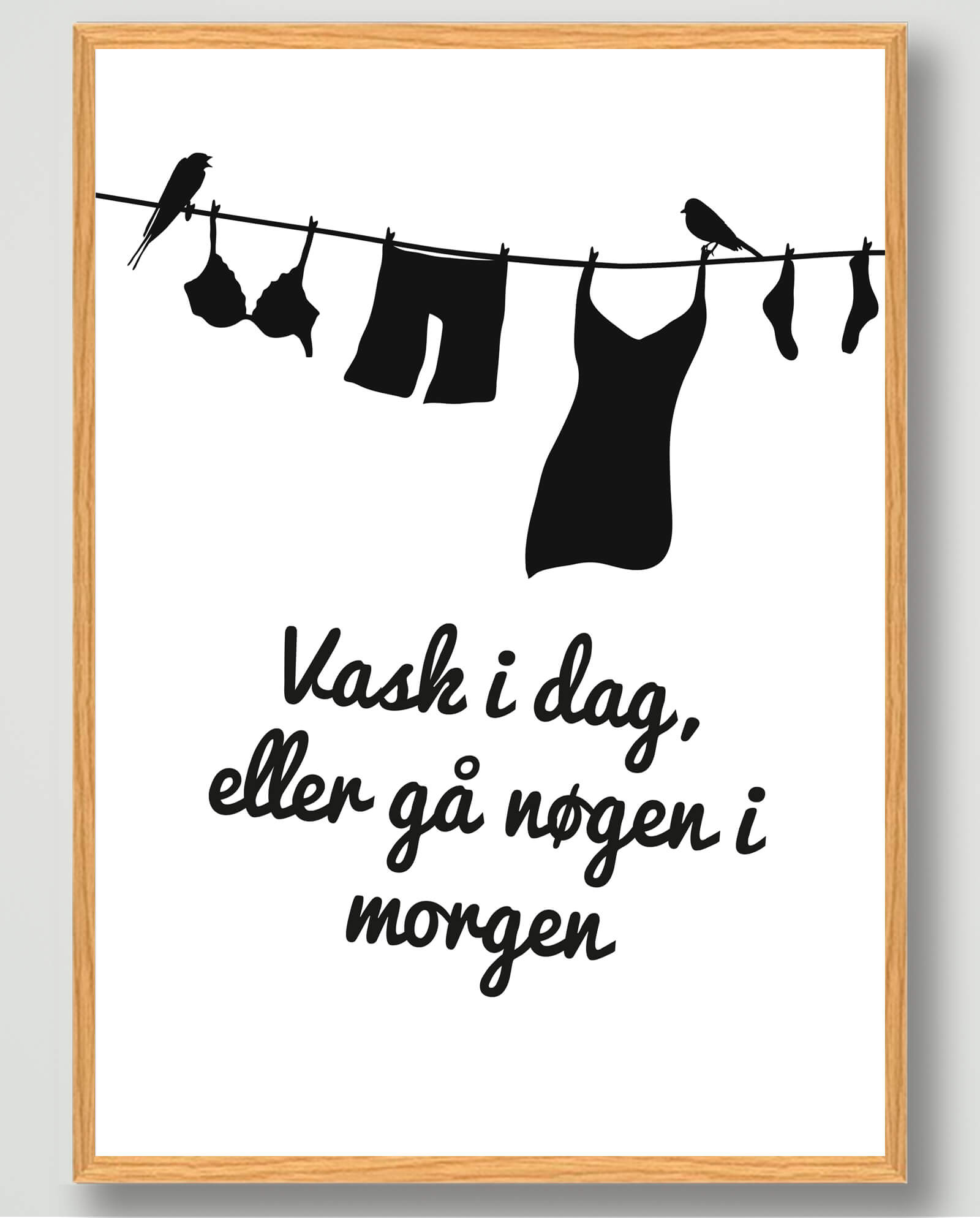 Vask Dag Plakat - Plakatdyr.dk Plakater