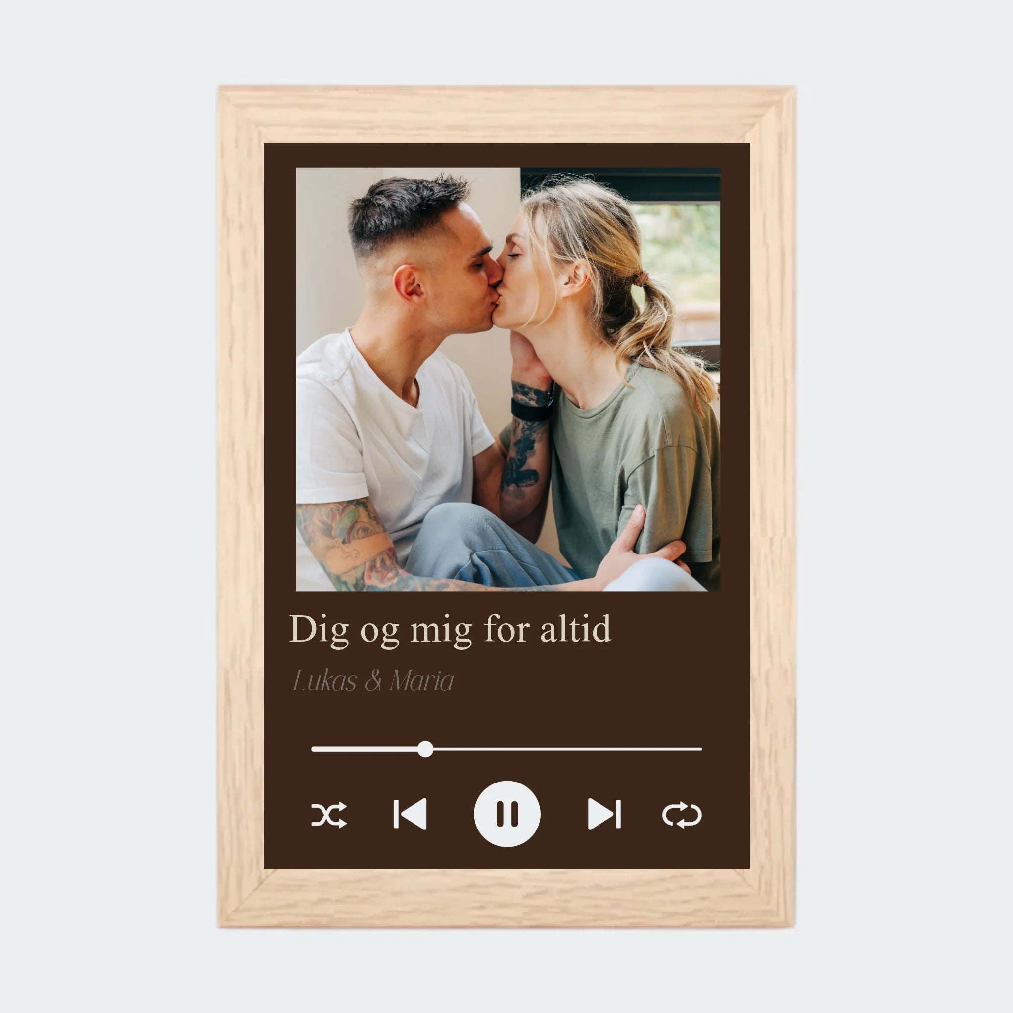 Natur Plakat Sang Med Eget Billede Tekst 10x15 10x15 - Teeinblue Plakater