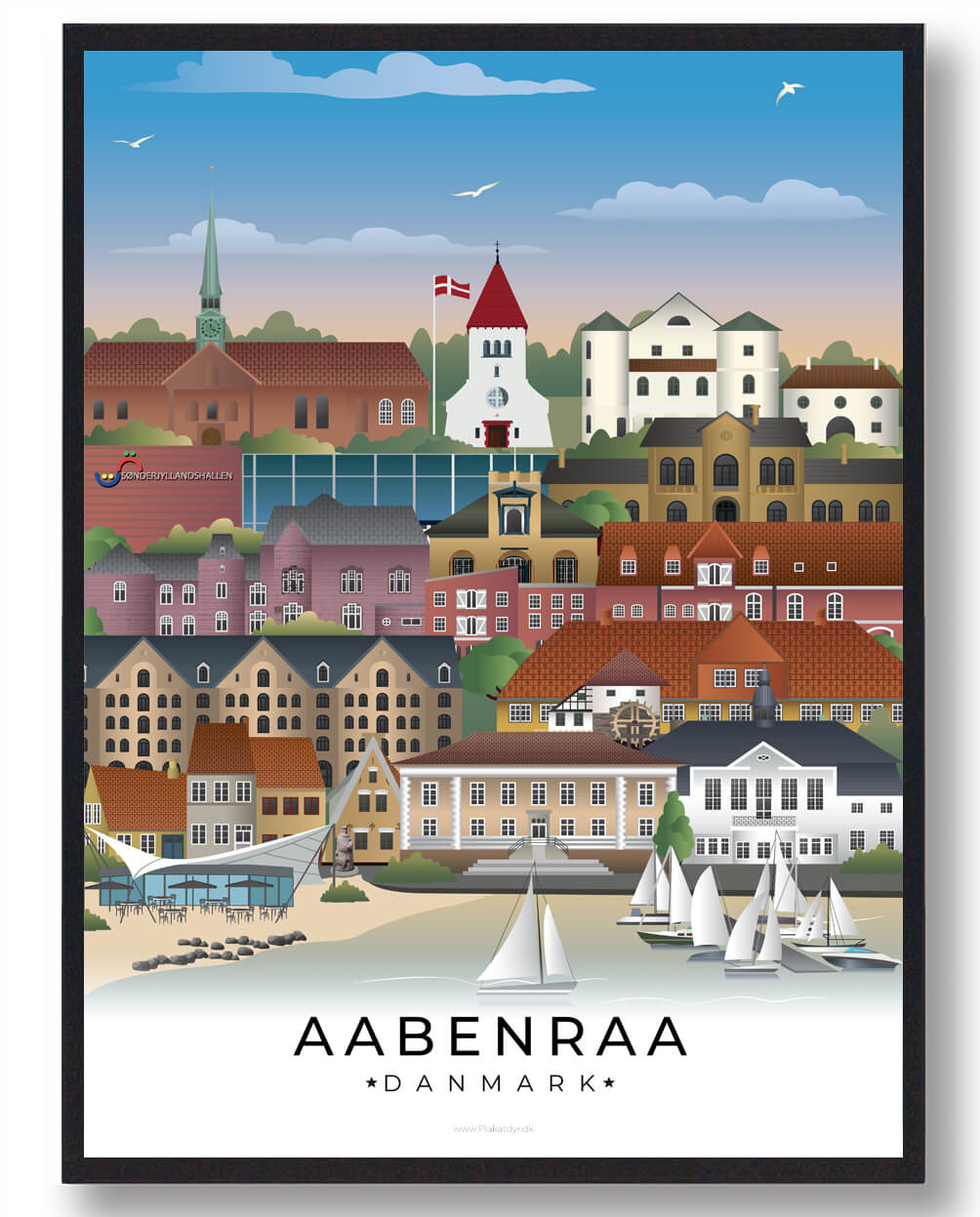 Aabenraa Byplakat - Plakatdyr.dk Plakater