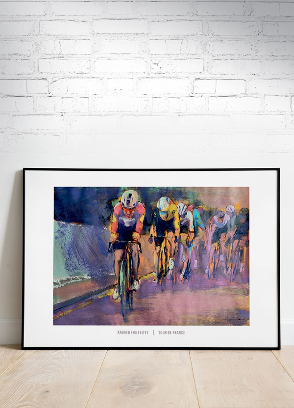 Tour France Plakat Angreb Fra Feltet 199 - Det Bedste Hjem Plakater