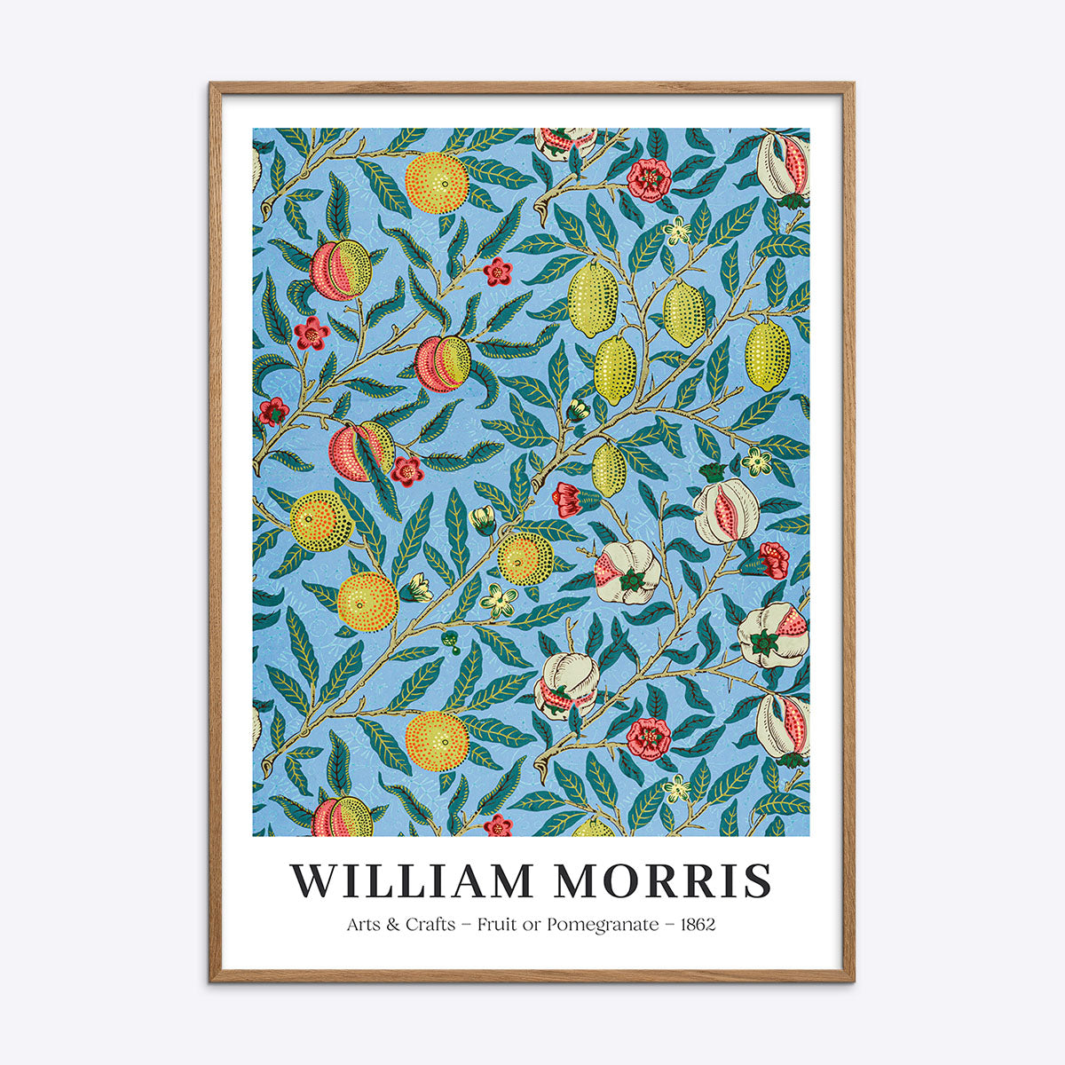 William Morris Fruit Pomegranate 21x30 - Poster Society Plakater